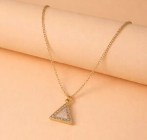 celeste triangle neckpiece