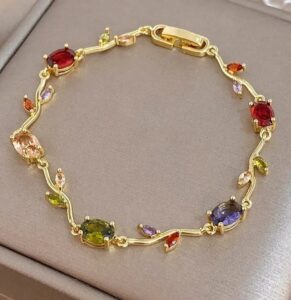 multicolour tulip bracelet