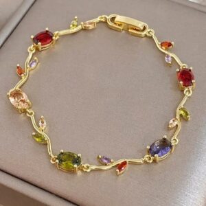 multicolour tulip bracelet